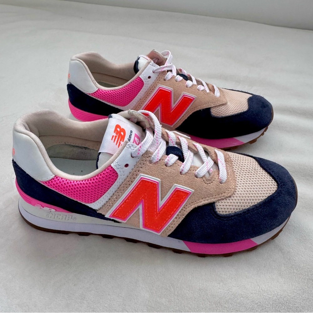 New Balance 574 - Natural Indigo Vintage Rose (Women's)